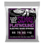 Ernie Ball Power Slinky Flatwound Bass Guitar Strings (55-110)