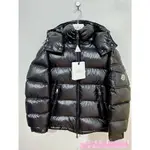 精品二手 MONCLER 蒙口 MAIRE 70週年紀念款 女款 黑色羽絨服 羽絨外套 連帽羽絨服