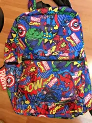 NWT Marvel Comics Avengers Incredible Hulk, Captain America, Spiderman Backpack