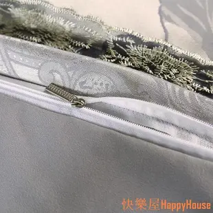 快樂屋Hapyy House【】新款歐式貢緞提花 天絲床包組 40支100%莫代爾天絲 被套 枕套 床單 床包 四件組 雙人標準/加大/特大