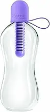 Bobble Classic Water Bottle, Filtered Water, BPA-Free Reusable Bottle, Soft Touch Carry Cap with Replaceable Carbon Filter for Sustainable Water and Hydration 18.5 oz (Lavender)