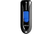 Transcend JetFlash 790 256 GB USB 3.1 Type A Flash Drive - Black - 90 MB/s Read Speed - 45 MB/s Write Speed - 1 Piece