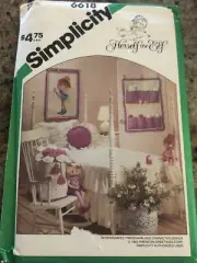 1984 SIMPLICITY #6618-GIRLS "HERSELF THE ELF" BEDROOM ACCESSORIES PATTERN FF