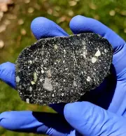Meteorite**NWA 16716, Lunar Fragmental Breccia**16.328 grams, New Dark Lunar!!!