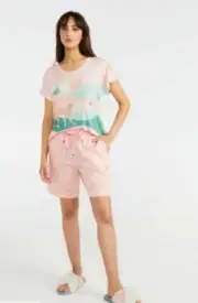 Peter Alexander Women's PJ Sleepwear Set Top + Short Size XL, 16, BNWT RRP $109