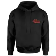 Steven Rhodes Let's Summon Demons !!! Embroidered Front With Back Print !!! Hoodie - Black