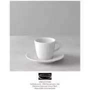 Villeroy & Boch - manufacture rock blanc - Cup Coffee espresso with Saucer