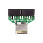 Cablecy Type-E IDC Socket USB 3.1 Front Panel Header to USB 3.0 20Pin Header