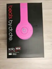 Beats By Dr. Dre Solo HD Wired Headphones- Opened Not Used Hot Pink