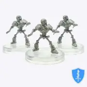 Autognome (unarmed) x3 - Spelljammer Adventures in Space #3 D&D Icons of Realms