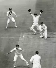 Geoff Boycott, John Gleeson 1968 3Rd Test Match - Eng V Aust Old Cricket Photo