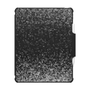 iPad Air 13-inch (M2/M3) Impact Folio Case Silver Sparkly Glitter Burst
