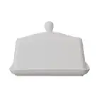 Maxwell & Williams White Basics 16cm Porcelain Butter Dish/Container w/Cover
