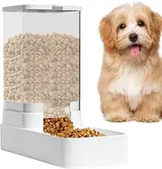 Automatic Pet Feeder,Automatic Feeder Cat Dry Food | Leak-Proof Bowl Waterer Feeding Station for Dog Kitten Puppy Indoor Outdoor Travel