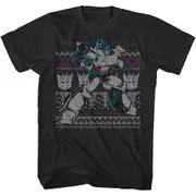 Megatron Faux Ugly Christmas Sweater Transformers T-Shirt