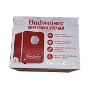 Budweiser 6 Can Mini Fridge Refrigerator & Bluetooth Speaker