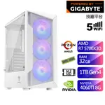 技嘉B550平台SB2FI6015I (R7-5700X3D/32G/1TB/RTX4060TI-8G) 現貨 廠商直送