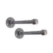 STZ 4000451 8 in. Shelf Bracket44; Black
