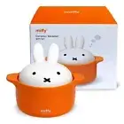 Miffy Ceramic Mini Steamer 420ml- Orange / Microwave and Oven Use Only