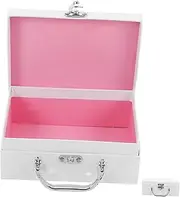 IMIKEYA Solid Paper Keepsake Box Space-saving Desktop Storage Organizer for Jewelry Envelopes Postcards