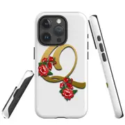 For iPhone 15 Pro Case, Shielding Cover, Letter Q
