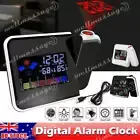 Alarm Projector Clock Smart LED Projection Temperature Time LCD Digital Display