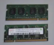 LAPTOP MEMORY VARIOUS BRANDS 512MB 1Rx16 PC2-5300S MATCHED PAIR 1 GB TOTAL