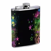 Star Bright Em1 Flask 8oz Stainless Steel Hip Drinking Whiskey