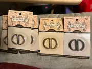 Sewology 2 D-Rings 1" 3 Silver 1 Gold 1 Nickel Total Craft Supplies Lot of 5 New