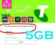 Telstra 5GB 28 Days Mobile Broadband Sim Starter Data Only
