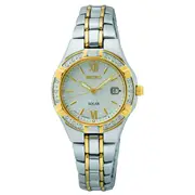 Seiko Ladies Stainless Steel Mother of Pearl Watch SUT426P