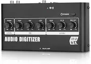 domoi Digital to Analog Audio Decoder Amplifier Optical Coaxial to RCA 3EQ Optical Analog Amplifier Digital Audio Digitizer Easy Install, 500451165