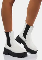 Bliss Tuned Up Ankle Boots
