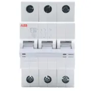 ABB SN Miniature Circuit Breaker 3 pole 3P 10 16 20 25 32 40 50 63 Amp 4.5KA MCB