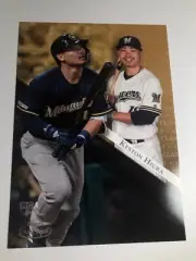 2019 Topps Gold Label Jumbo 5x7 Keston Hiura Brewers RC 53 04/10