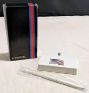 NOS Vintage Sheaffer US Flag Pen Holder Set 8703 BNIB