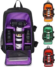 Camera Backpack With Laptop Compartment - Fits 15.6 Inch Laptop, Tripod Holder - DSLR SLR Camera and Laptop Bag