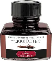 J Herbin 30 ml D Ink Bottle Land of Fire 30ml Terre De Feu
