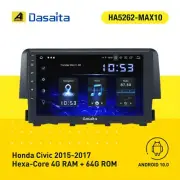 Dasaita 9" Octa Core Android Car double Din Honda Civic 2016-18 (4G RAM+64G ROM)