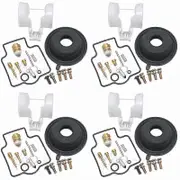 4set for ZXR400 1991-1999 ZXR 400 Motorcycle carburetor repair kit float vacuum diaphragm MULTI