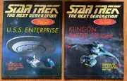 Star Trek TNG Enterprise And Klingon Battle Cruiser Make Your Own Model Booklets