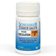 Schuessler Tissue Salts Comb P Poor Circulation Pain Tab X 125