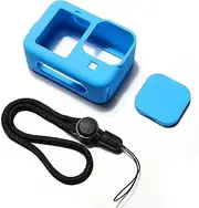 Silicone Cover for GoPro Hero 13 / Hero 12 / Hero 11 / Hero 10 / Hero 9 Black (Light Blue)