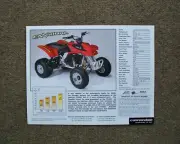 2002 Cannondale CANNIBAL ATV Sales literature/Sales brochure (NOS-not a reprint)