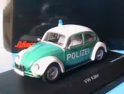 VW Volkswagen Beetle 1200 Coccinelle Kafer 1200 Polizei Schuco 03862 1:43 Police