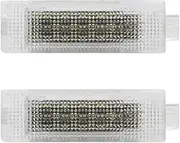 HUVNEXA 2x, for Fiat, for 500L 500X Panda Croma Ritmo Grande Punto Luggage Compartment Light Interior Trunk Boot Lamps Car Number Plate Light