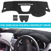 Black Car Dashboard Dashmat Dash Mat Cover Pad To Fit Holden Cruze JG/JH 2009-16