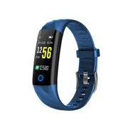 S5 Smart Bracelet Fitness Tracker Waterproof Smart Wristband Heart Rate Monitor Activity Blood Oxygen Sport Band Blue