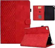 Oduio iPad Mini 5 Case 2019 5th Generation Tablet Case with Magnetic Clasp, iPad Mini 4/3/2/1 Case Premium PU Leather Flip Folio Tablet Cover for Apple iPad Mini 7.9 inch, Red