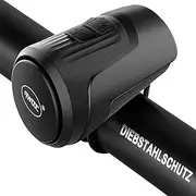 kimairy Electric Bike Bell, 125db Anti-Theft Alarm Loud Electric Bike Horn for Adults with 1 Sound Modes USB Rechargeable Battery Waterproof Bicycle Horn for MTB/BMX/Scooter/Road Cycling
